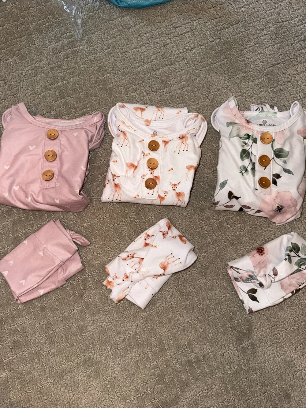 NWOT Set of 3 Caden Lane Gowns